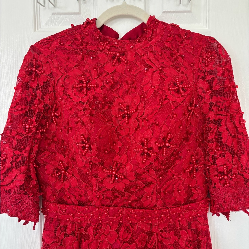Large, Red dress, Brand new women heels